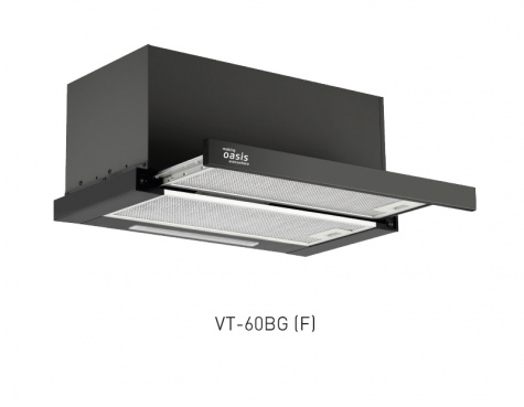 Вытяжка кухонная ОАЗИС VT-60BG (F) 