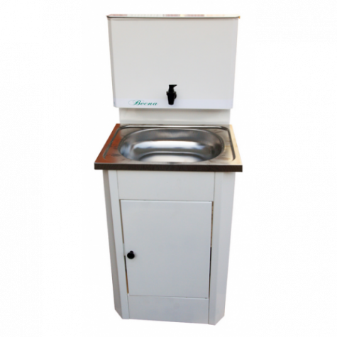 Умывальник ВЕСНА мойка нерж., с водонагр., белый, Миасс