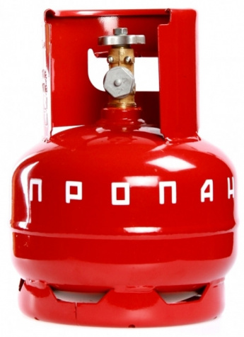 Баллон газовый 5л (с вентилем)
