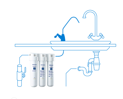 Фильтр-установка АКВАФОР КРИСТАЛ Н (жестк.воды К3/КН/К7)