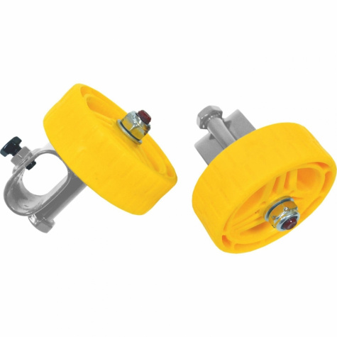 Кронштейн съемный с колесами на детские санки с полоз.