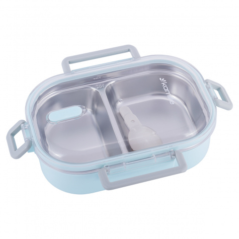 Ланч бокс 650 мл. Kamille KM-2118 (пластик, нержавеющая сталь)