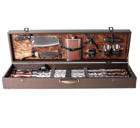 Набор шампуров в коробке GEPARD 20 предметов 18808