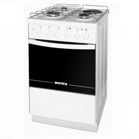 Плита эл/газ. МЕЧТА-450 напольная 4х-конф.(3газ+1эл)