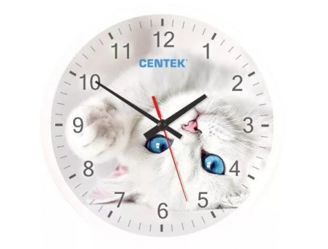 Часы настен.Centek CT-7104 Cat 25см