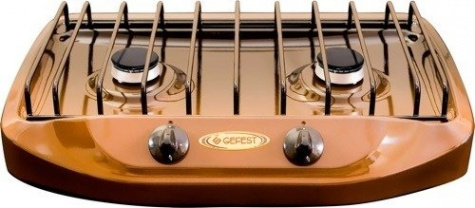Газовая плита 2-х горелочная ГЕФЕСТ корич. (ПГ 700-02) 