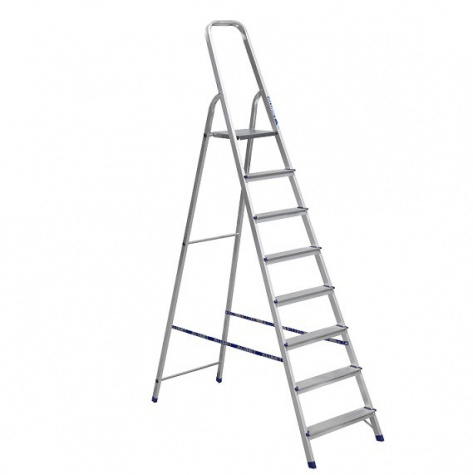 Стремянка ал. 8-ступ. ALUMET (AM7008/АМ708)