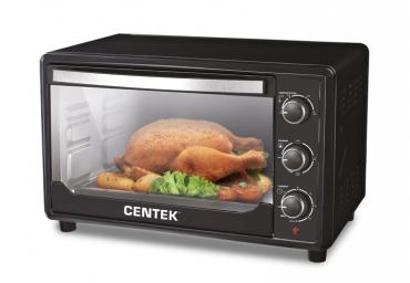 Духовка электрическая CENTEK CT-1538-50 черная (50л/2000Вт/4реж.)