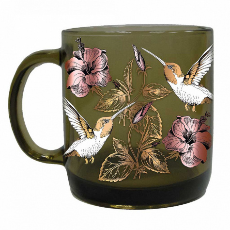 Кружка ст. Дымка 420мл ПТИЦЫ&БАБОЧКИ (50044)