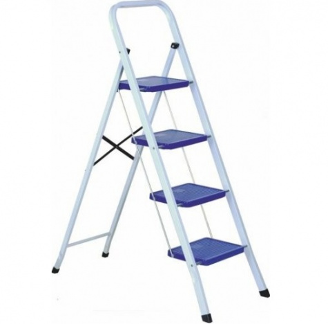 Стремянка стальная 4-ступ.широкие ALUMET МК804С